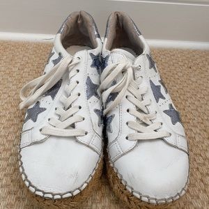 Marc Fisher Star Espadrille Sneakers Size 6